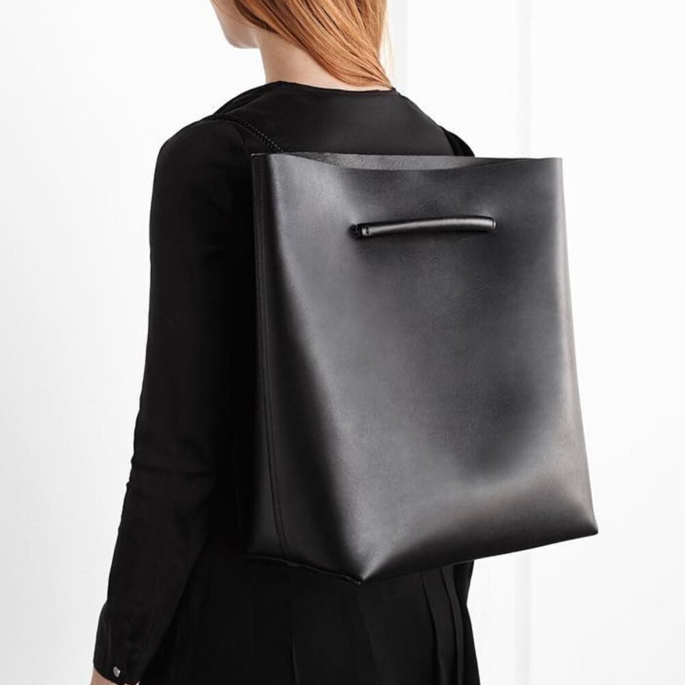 Kill Spencer M22 Bullhide Leather Backpack and Tote bag Black